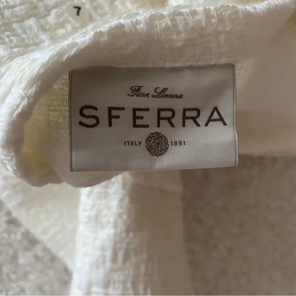 Sferra white/cream pillow sham - Picture 6 of 9